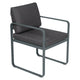 Fermob Bellevie dining armchair tuinstoel Storm grey - Graphite