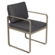 Fermob Bellevie dining armchair tuinstoel Nutmeg - Graphite