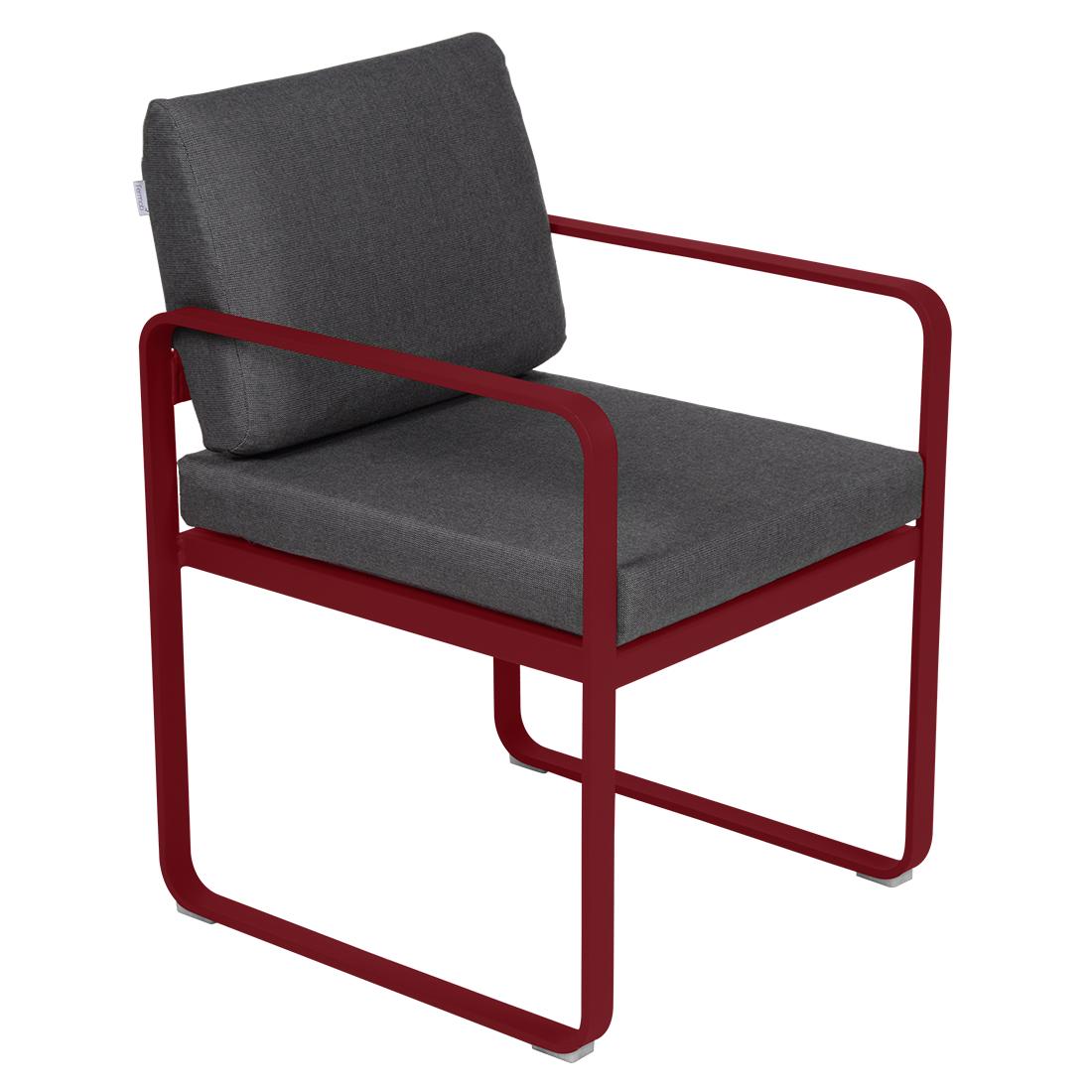 Fermob Bellevie dining armchair tuinstoel Chili - Graphite