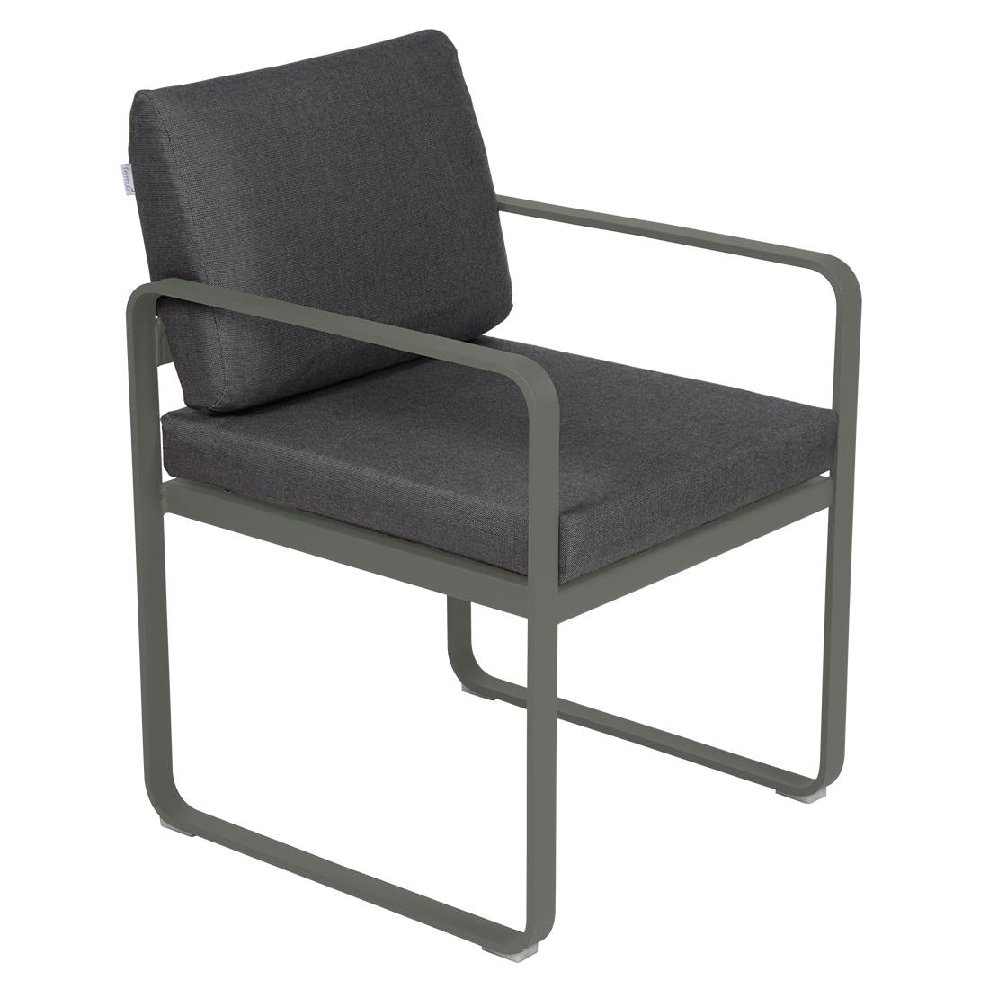 Fermob Bellevie dining armchair tuinstoel Rosemary - Graphite