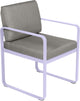 Fermob Bellevie dining armchair tuinstoel Marshmallow - Grey taupe