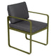 Fermob Bellevie dining armchair tuinstoel Pesto - Graphite