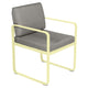 Fermob Bellevie dining armchair tuinstoel Frosted gemon - Grey Taupe