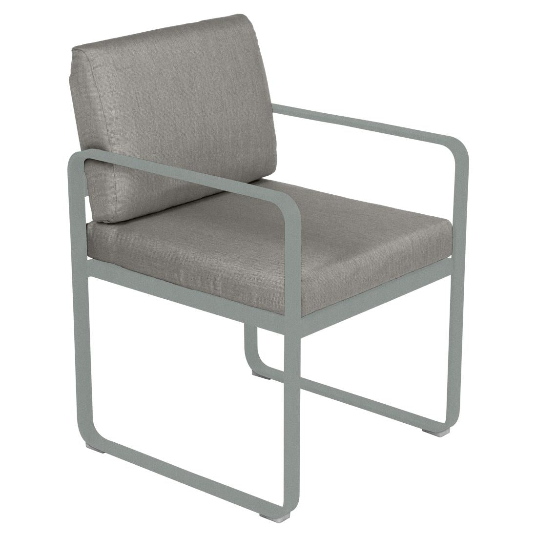 Fermob Bellevie dining armchair tuinstoel Lapilli grey - Grey Taupe