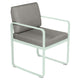 Fermob Bellevie dining armchair tuinstoel Ice mint - Grey taupe