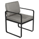 Fermob Bellevie dining armchair tuinstoel Liquorice - Grey taupe