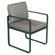 Fermob Bellevie dining armchair tuinstoel Cedar green - Grey taupe