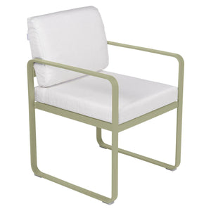 Fermob Bellevie dining armchair tuinstoel Willow green - Off-White