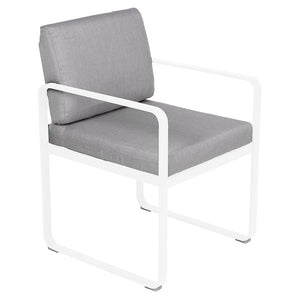 Fermob Bellevie dining armchair tuinstoel Cotton white - Flannel