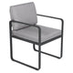 Fermob Bellevie dining armchair tuinstoel Anthracite - Flannel