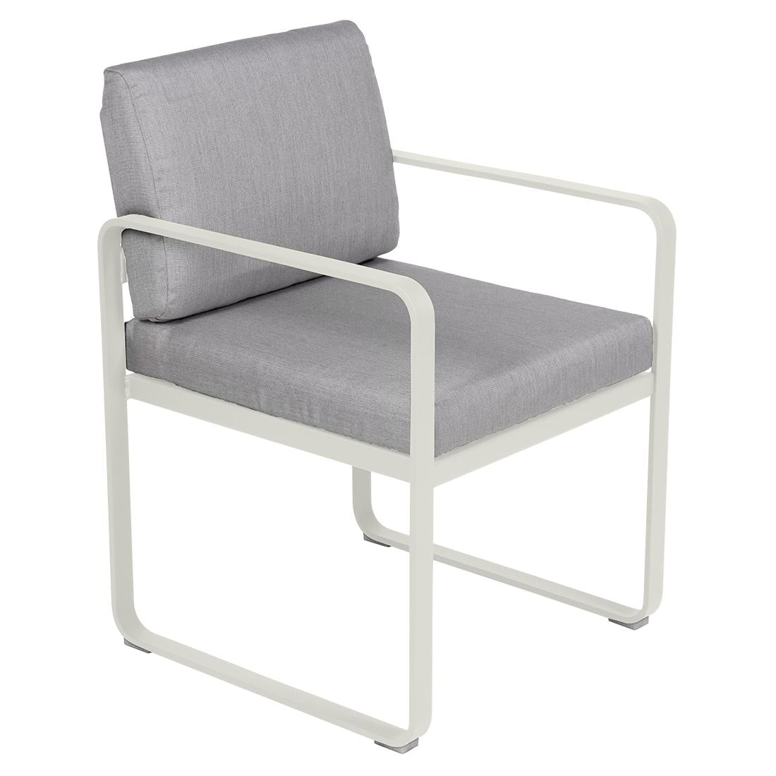 Fermob Bellevie dining armchair tuinstoel Clay grey - Flannel