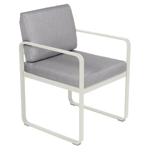 Fermob Bellevie dining armchair tuinstoel Clay grey - Flannel