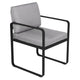 Fermob Bellevie dining armchair tuinstoel Liquorice - Flannel