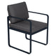 Fermob Bellevie dining armchair tuinstoel Deep blue - Graphite