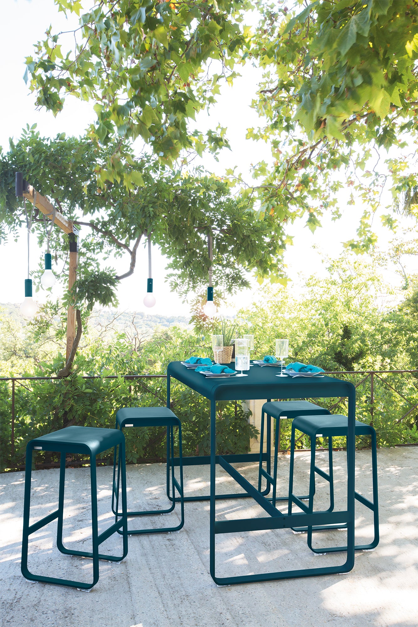 Fermob Bellevie bartafel 140x80 cm Storm Grey