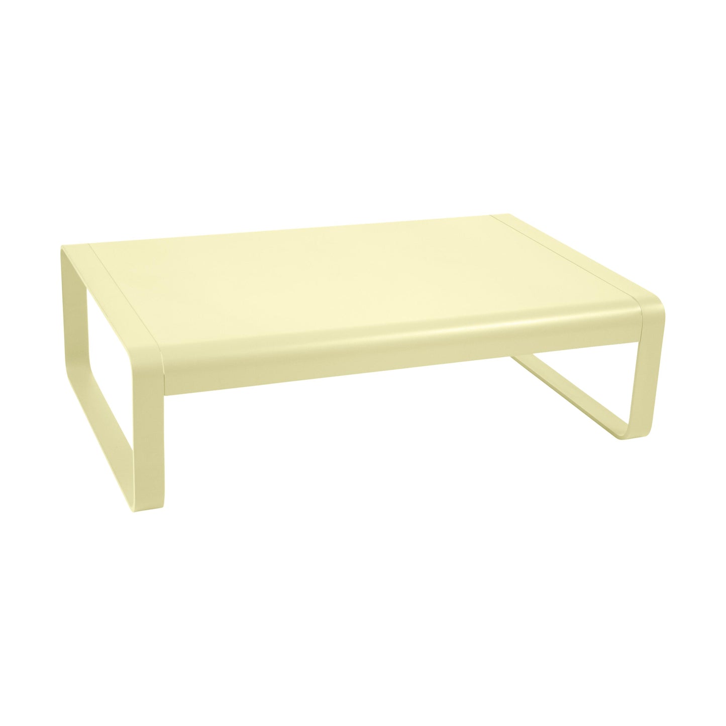 Fermob Bellevie bijzettafel 103x75 cm Frosted Lemon