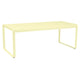 Fermob Bellevie tuintafel 196x90 cm Frosted lemon