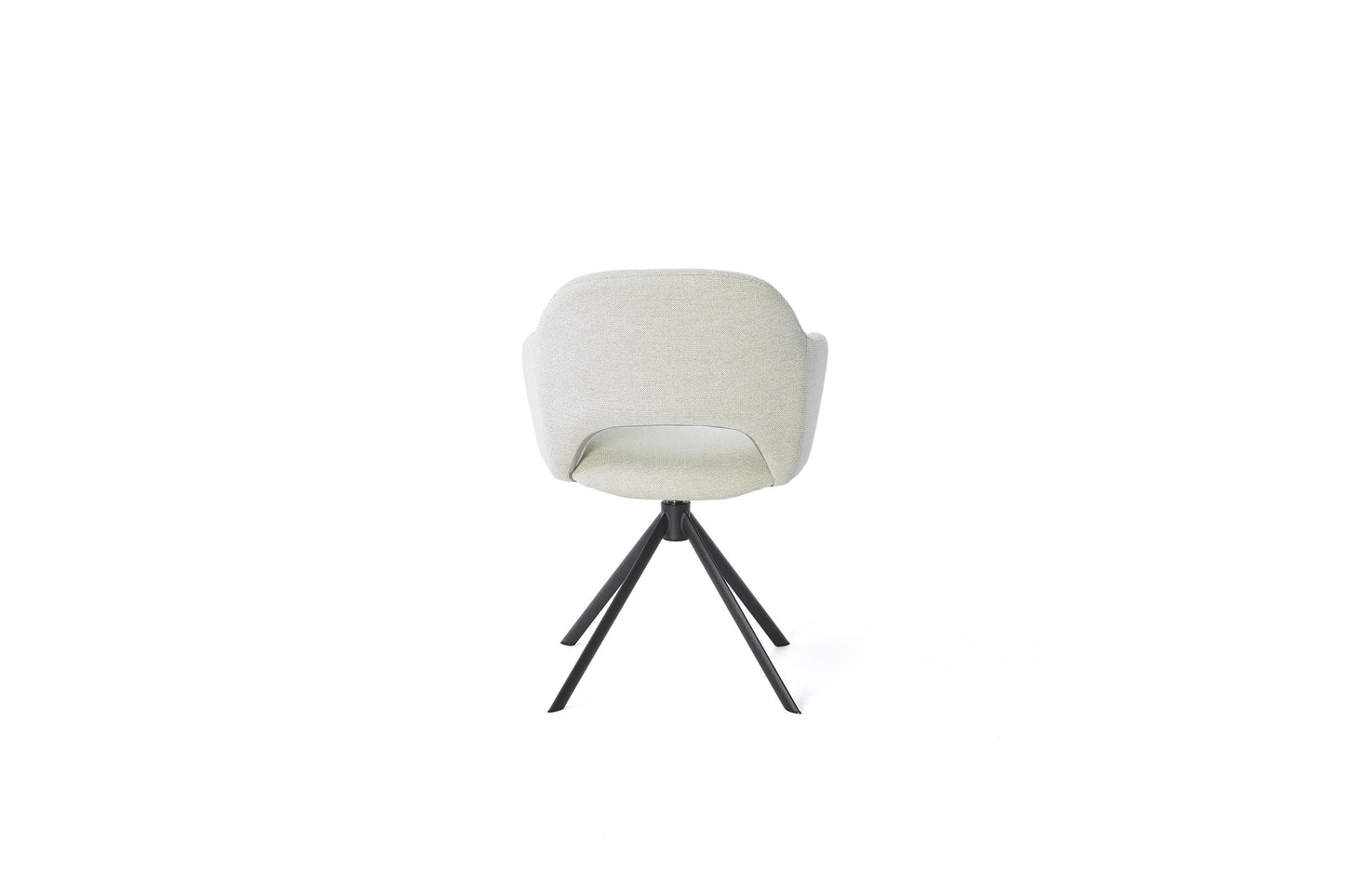 HelloChair HC32 Benito eetkamerstoel Sneak Linen spinpoot zwart