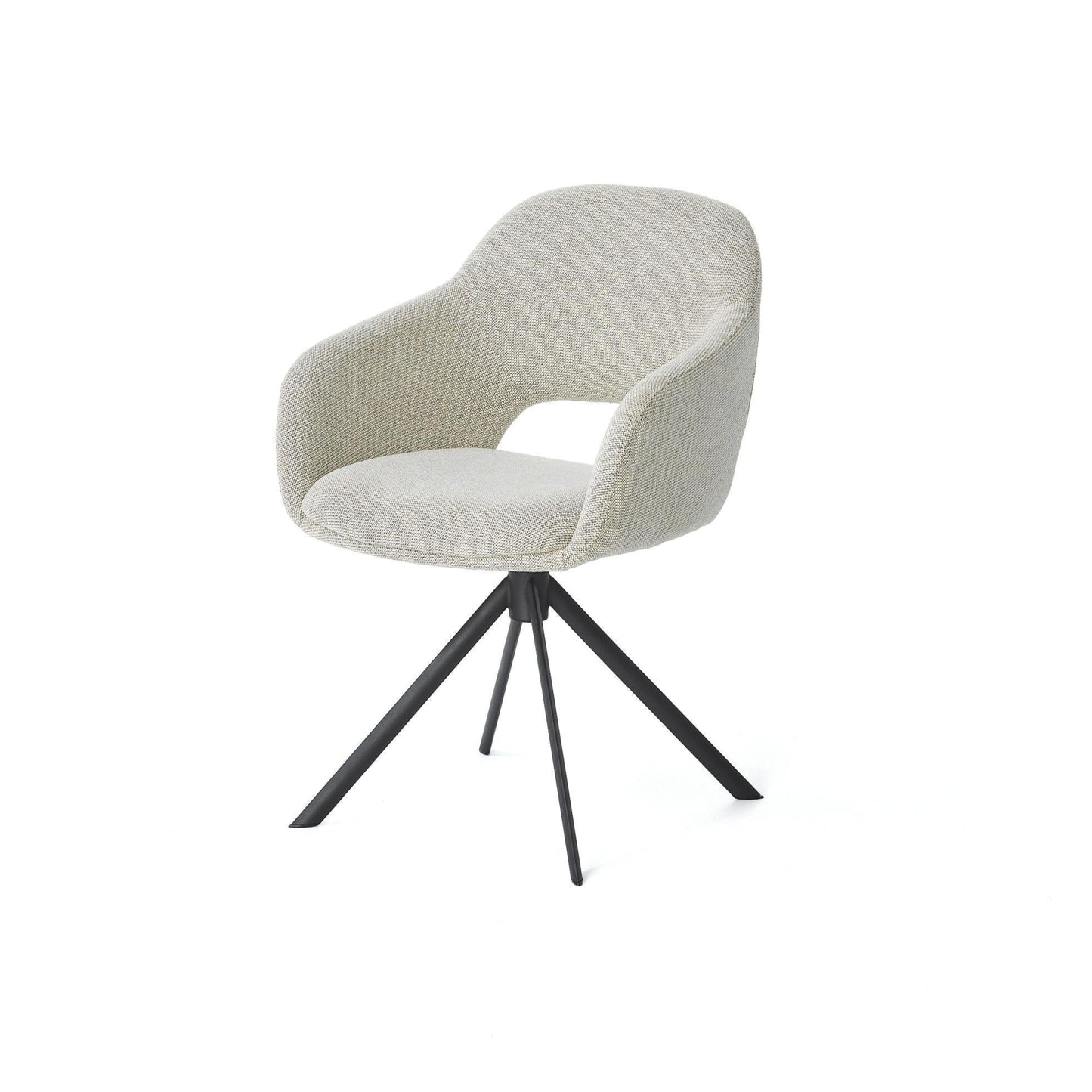 HelloChair HC32 Benito eetkamerstoel Sneak Naturel spinpoot zwart