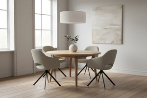 HelloChair HC32 Benito eetkamerstoel Sneak Naturel spinpoot zwart