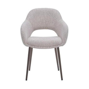 HelloChair HC32 Benito eetkamerstoel Lodge Linen vierpoot anodic brown