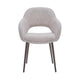 HelloChair HC32 Benito eetkamerstoel Lodge Linen vierpoot anodic brown