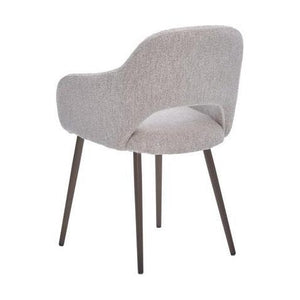 HelloChair HC32 Benito eetkamerstoel Lodge Linen vierpoot anodic brown