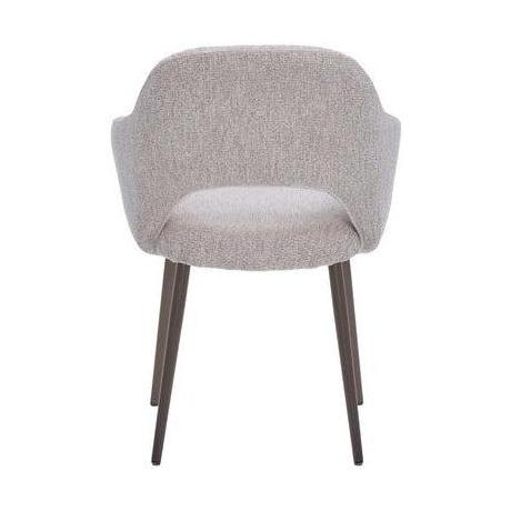 HelloChair HC32 Benito eetkamerstoel Lodge Linen vierpoot anodic brown