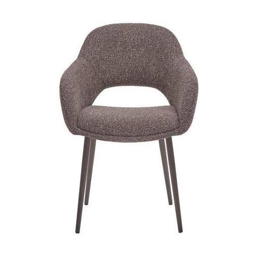 HelloChair HC32 Benito eetkamerstoel Lodge Sepia vierpoot anodic brown
