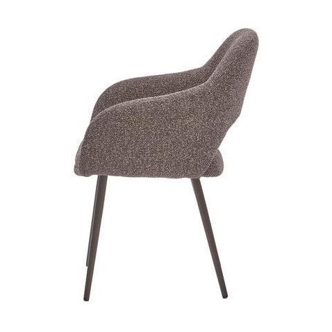 HelloChair HC32 Benito eetkamerstoel Lodge Sepia vierpoot anodic brown