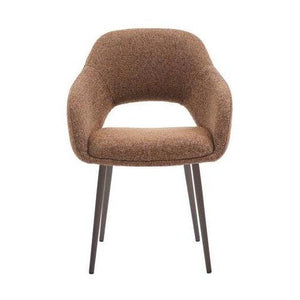 HelloChair HC32 Benito eetkamerstoel Oasis Caramel vierpoot anodic brown
