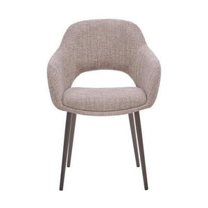 HelloChair HC32 Benito eetkamerstoel Ote Creme vierpoot anodic brown