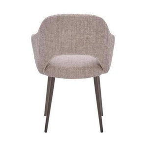 HelloChair HC32 Benito eetkamerstoel Ote Creme vierpoot anodic brown