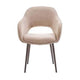 HelloChair HC32 Benito eetkamerstoel San Remo Ecru vierpoot anodic brown