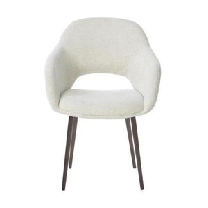 HelloChair HC32 Benito eetkamerstoel Sneak Linen vierpoot anodic brown