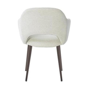 HelloChair HC32 Benito eetkamerstoel Sneak Linen vierpoot anodic brown