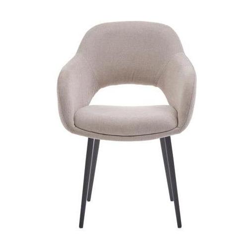 HelloChair HC32 Benito eetkamerstoel Guard Beige vierpoot zwart