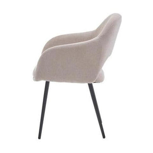 HelloChair HC32 Benito eetkamerstoel Guard Beige vierpoot zwart