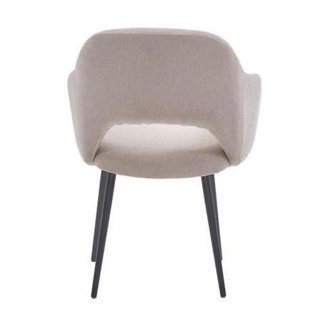 HelloChair HC32 Benito eetkamerstoel Guard Beige vierpoot zwart