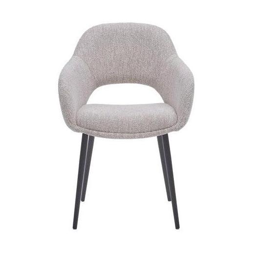 HelloChair HC32 Benito eetkamerstoel Lodge Linen vierpoot zwart