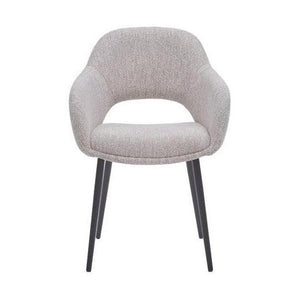 HelloChair HC32 Benito eetkamerstoel Lodge Linen vierpoot zwart