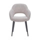 HelloChair HC32 Benito eetkamerstoel Lodge Linen vierpoot zwart