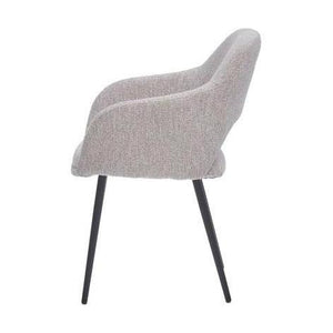 HelloChair HC32 Benito eetkamerstoel Lodge Linen vierpoot zwart