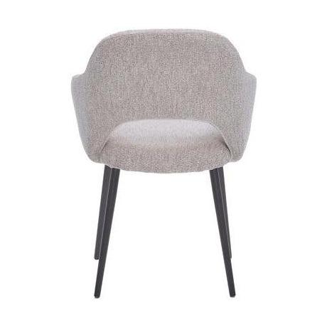 HelloChair HC32 Benito eetkamerstoel Lodge Linen vierpoot zwart