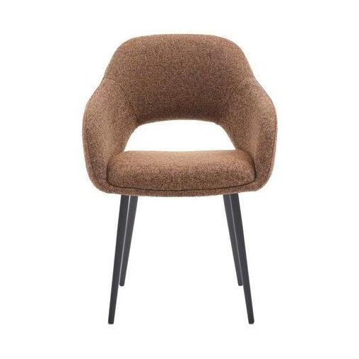 HelloChair HC32 Benito eetkamerstoel Oasis Caramel vierpoot zwart