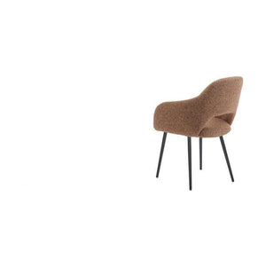 HelloChair HC32 Benito eetkamerstoel Oasis Caramel vierpoot zwart