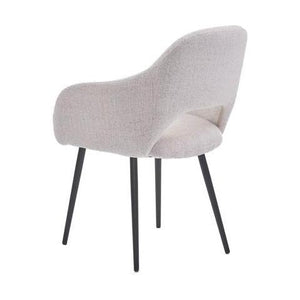 HelloChair HC32 Benito eetkamerstoel Oasis Natural vierpoot zwart