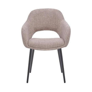 HelloChair HC32 Benito eetkamerstoel Ote Creme vierpoot zwart