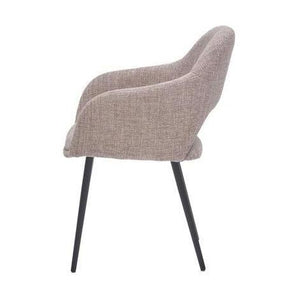 HelloChair HC32 Benito eetkamerstoel Ote Creme vierpoot zwart
