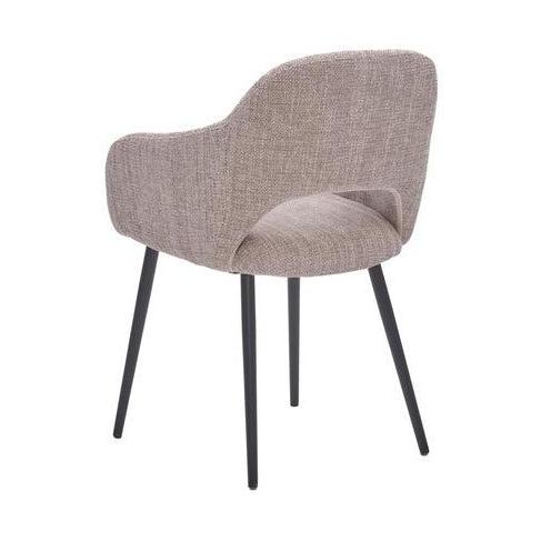 HelloChair HC32 Benito eetkamerstoel Ote Creme vierpoot zwart